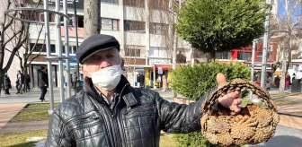 79 Yaşındaki Mustafa Kor, Kozalak Sepetleri İle Geçimini Sağlıyor