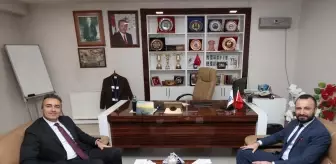 Ardahan Valisi Hayrettin Çiçek, AA Erzurum Bölge Müdürlüğünü ziyaret etti