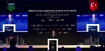 Cumhurbaşkanı Yardımcısı Yılmaz Türkiye-Suudi Arabistan Yatırım ve İş Forumu'nun galasında konuştu Açıklaması
