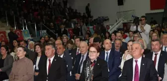 Meral Akşener Aydın'da aday tanıtım toplantısına katıldı