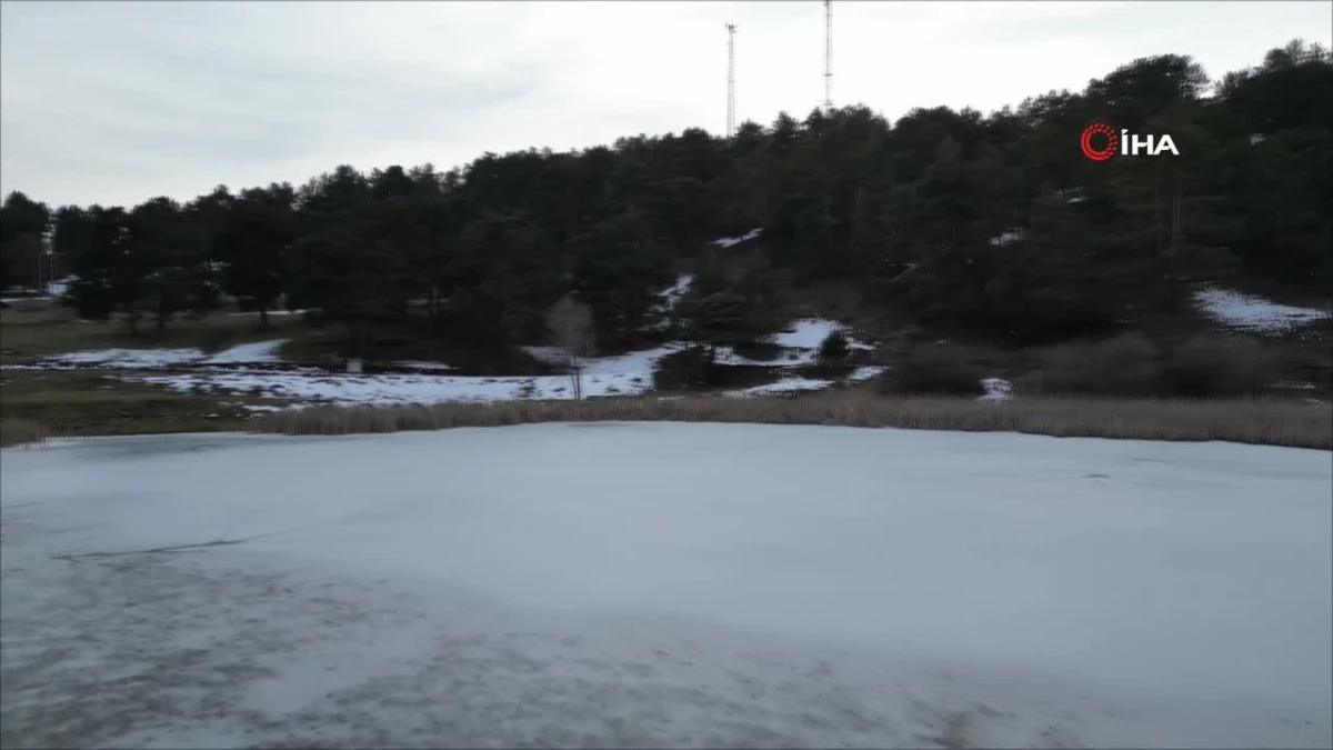 Kar yağmayan Sivas'ta göl buz tuttu - Haberler