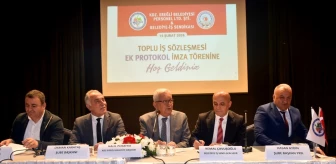 Karadeniz Ereğli Belediyesi ile Belediye-İş Sendikası arasında ek toplu iş sözleşmesi imzalandı