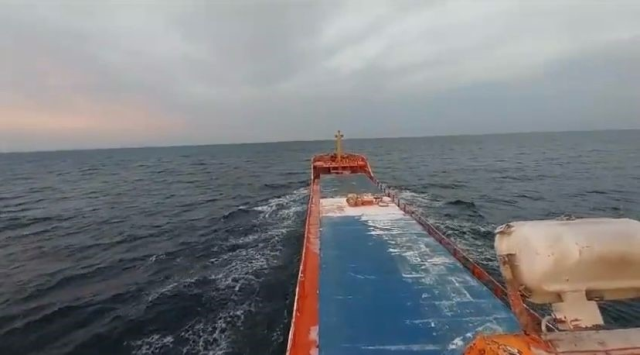Marmara Denizi'nde batan geminin yeri tespit edildi! İşte su altındaki ilk görüntüsü