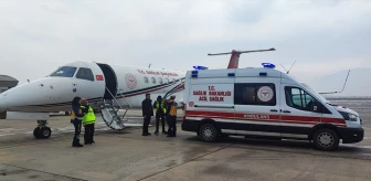 Muş'ta Kalp ve Karaciğer Yetmezliği Olan 2 Yaşındaki Bebek Ambulans Uçakla Ankara'ya Sevk Edildi