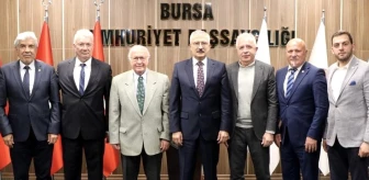 Bursaspor Başkanı Sinan Bür ve yönetimi Bursa Cumhuriyet Başsavcısı'nı ziyaret etti