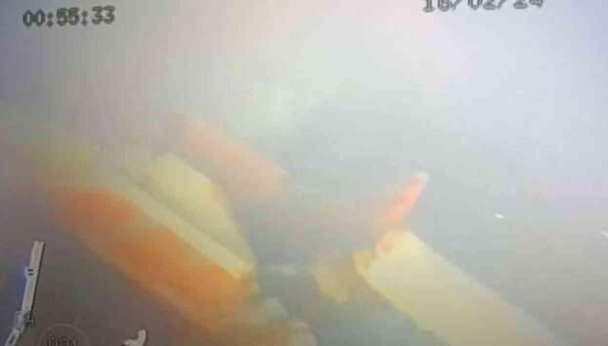 Dalış faaliyeti başlatılacak geminin su altındaki görüntüsü ortaya çıktı