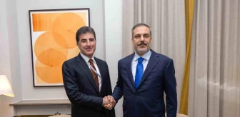 Dışişleri Bakanı Hakan Fidan, Almanya'da IKBY Başkanı Neçirvan Barzani ile görüştü