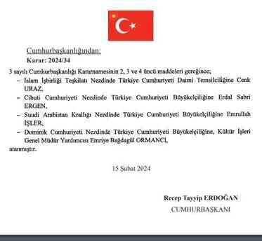 Yeni Suudi Arabistan Büyükelçisi Emrullah İşler kimdir? Emrullah İşler hayatı ve biyografisi