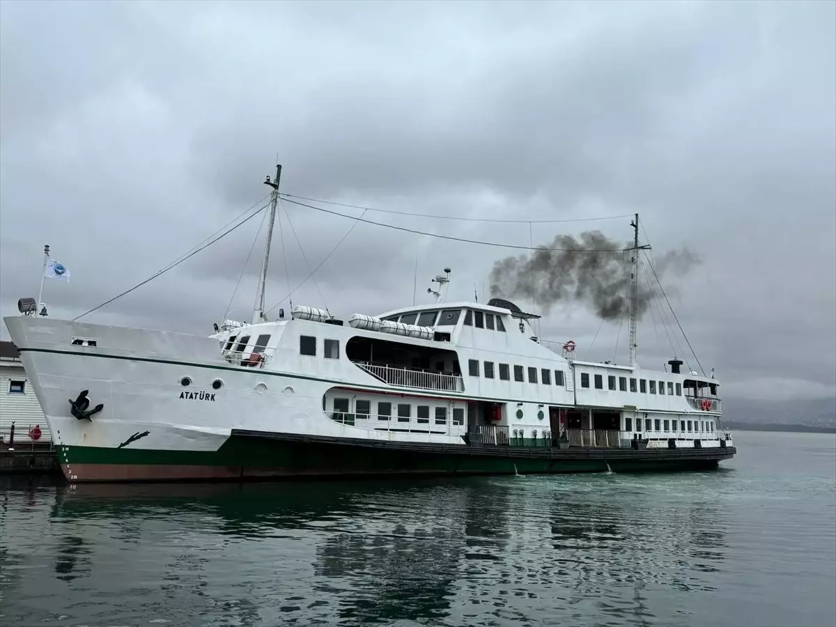 Atatürk Vapuru Elektrikli Batarya ile Dönüşüyor