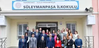 Tekirdağ Valisi Recep Soytürk, Süleymanpaşa İlkokulunu ziyaret etti