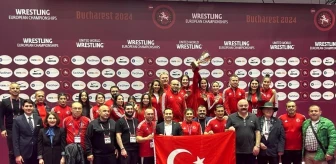 Türk Güreş Milli Takımları Avrupa Şampiyonası'nda başarılı