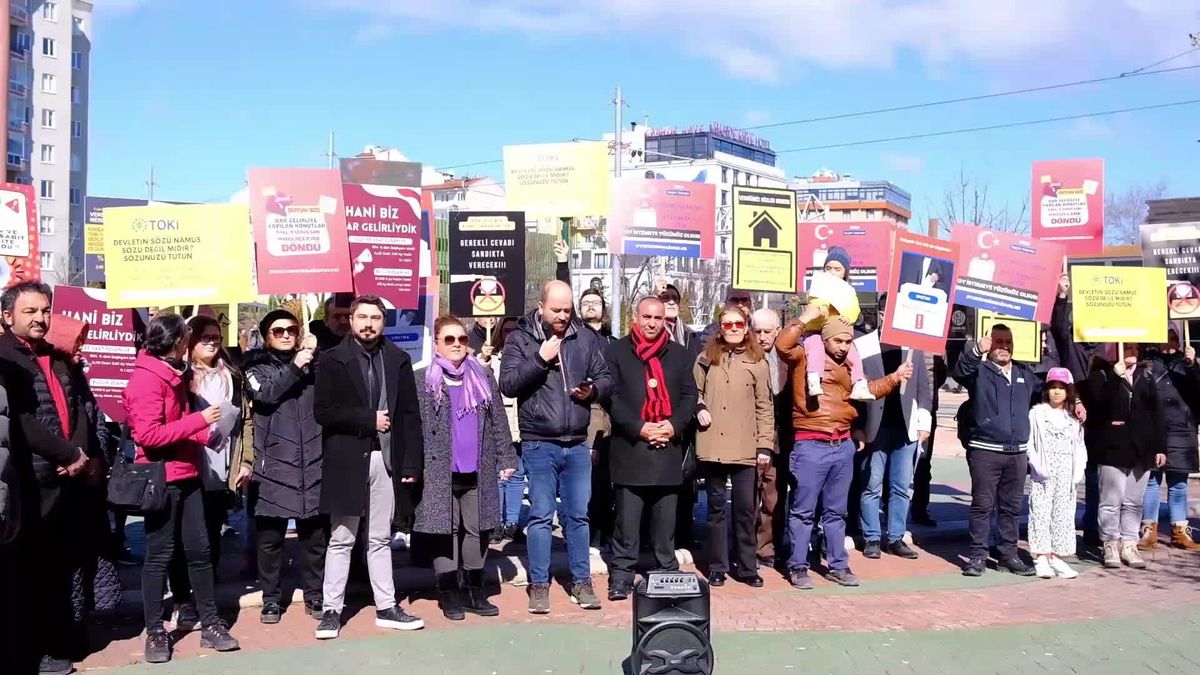 TOKİ Mağdurları Sabit Ödeme ve Yüzde 1 KDV Talep Ediyor