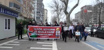 Hekimler ve sağlık çalışanları Gazze için 'sessiz' yürüyüş düzenledi