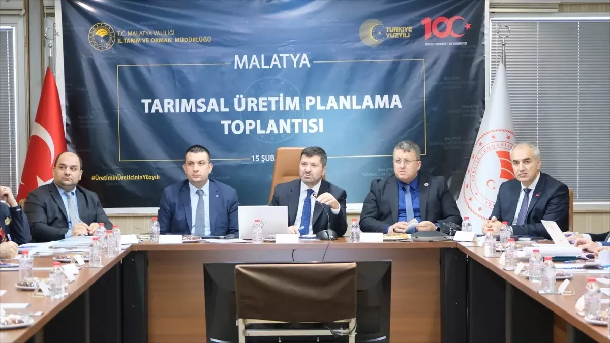 Malatya'da Tarımsal Üretim Planlama Toplantısı Gerçekleştirildi