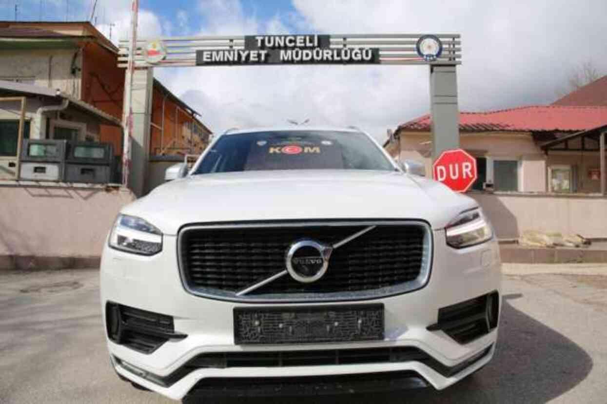 Almanya'da çalınan cip Tunceli'de ele geçirildi