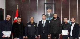 Sinop'un Gerze ilçesinde kamu personeline başarı belgesi verildi