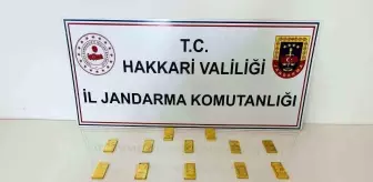 Hakkari'de Kaçak 22 Kilo Külçe Altın Ele Geçirildi