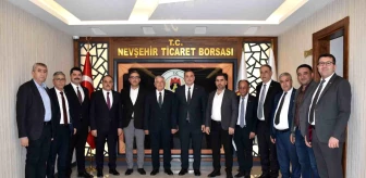 Aydın Ticaret Borsası Nevşehir Ticaret Borsası'na Nezaket Ziyaretinde Bulundu