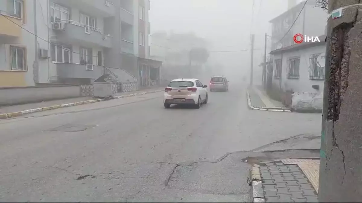 Balıkesir güne sisle uyandı