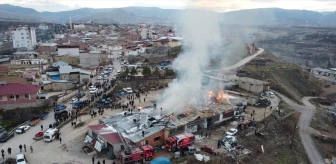 Malatya Darende'deki Sanayi Sitesinde Yangın: 7 İş Yerinde Hasar Oluştu