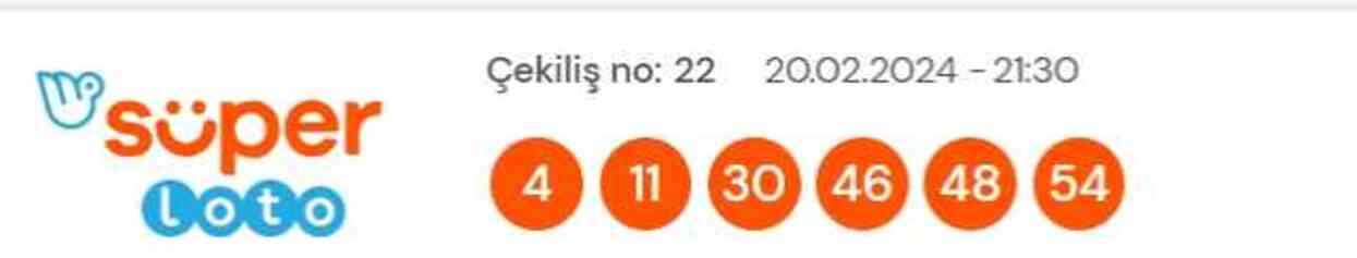 Süper Loto sonuçları açıklandı! 20 Şubat Süper Loto kazanan numaralar neler? Süper Loto sonuçlarına ne zaman, nereden bakılır?