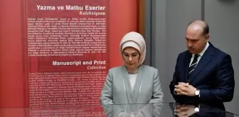 Emine Erdoğan, Ankara'nın tarihi yapılarından Ankara Palas Müzesi'ni ziyaret etti