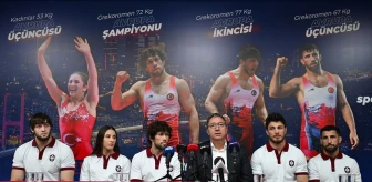 İstanbul Büyükşehir Belediyespor Kulübü Avrupa Güreş Şampiyonası'nda Madalya Kazanan Sporcuları Onurlandırdı