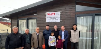 İsviçre Türk Toplumu, depremzedelere yardım için konteyner ve konut teslim etti