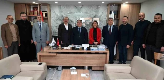 ZBEÜ Rektörü Prof. Dr. İsmail Hakkı Özölçer, Zonguldak MÜSİAD Başkanı Abdulkadir Aktarı'yı ziyaret etti