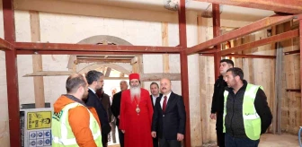 Adıyaman Valisi Osman Varol, Süryani Kadim Metropolitliği Kilisesini Ziyaret Etti