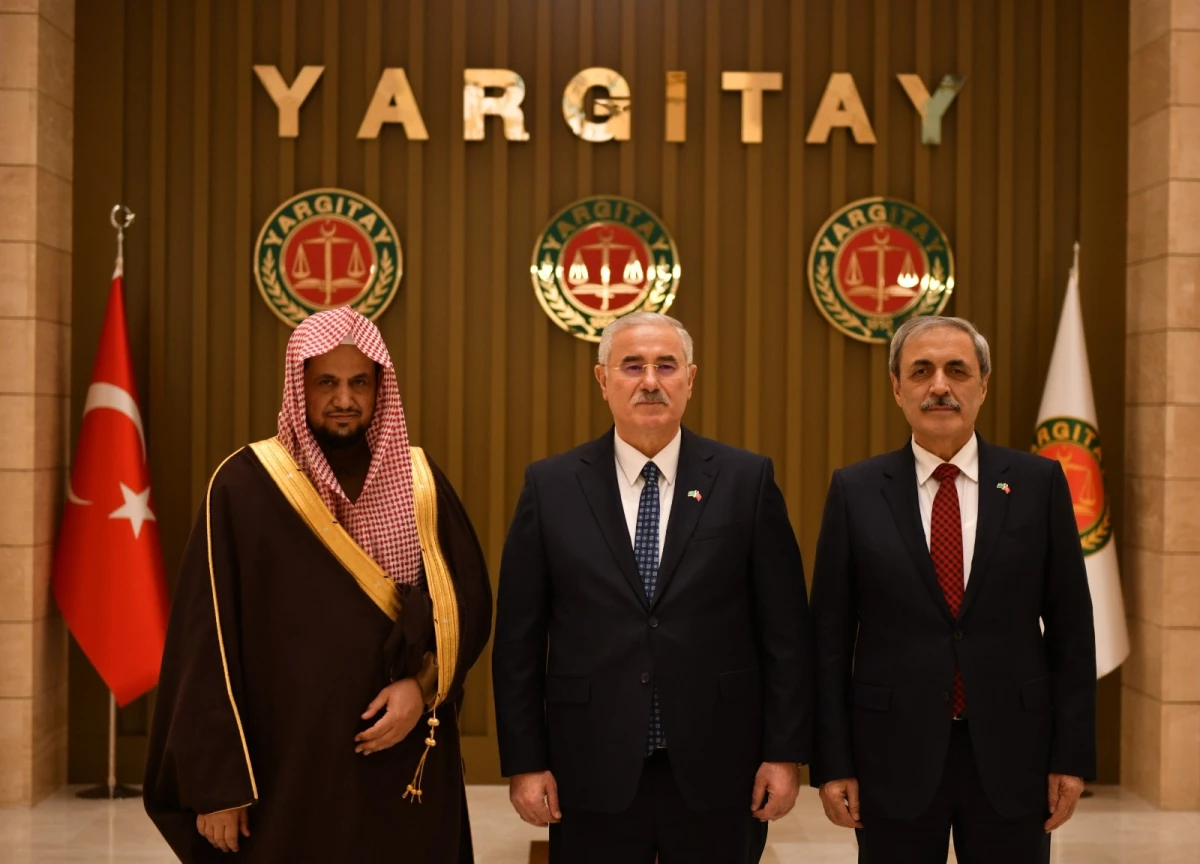 Yargıtay Başkanı Akarca, Suudi Arabistan Krallığı Başsavcısını kabul etti