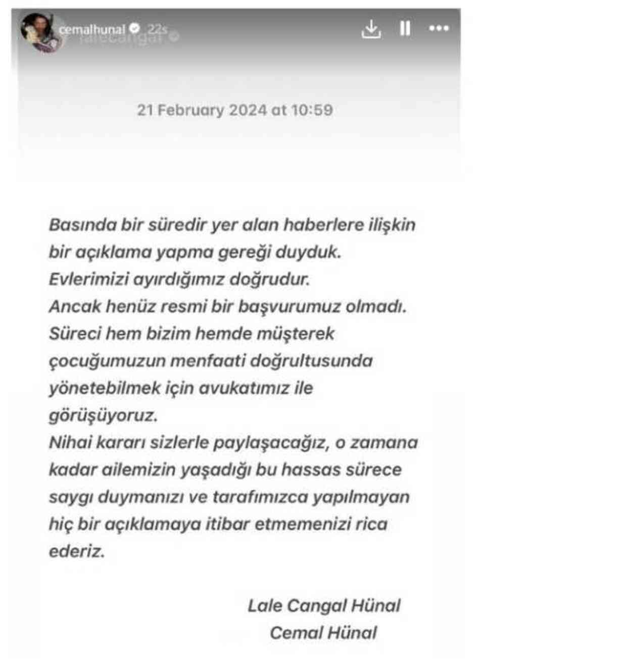 Cemal Hünal ile Lale Cangal boşanıyor mu? Cemal Hünal ile eşi Lale Cangal neden boşanıyor? Cemal Hünal ile Lale Cangal boşanıyor mu? Cemal Hünal ile eşi Lale Cangal neden boşanıyor?