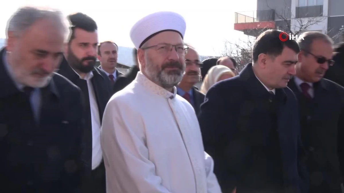 Diyanet İşleri Başkanı Erbaş, 4-6 yaş Kur'an Kursu'nun açılışında konuştu