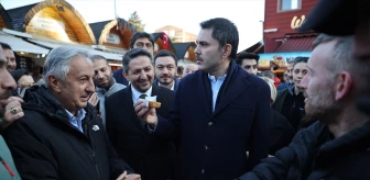 Murat Kurum, Beşiktaş'ta esnaf ziyaretinde bulundu