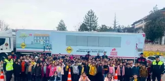 Kayseri'de 533 İlkokul Öğrencisine Mobil Trafik Eğitimi Verildi