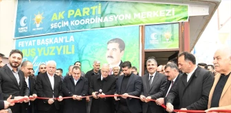 Muş'ta AK Parti Seçim Koordinasyon Merkezi Açıldı