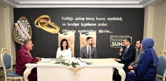 Erzurum Valisi Mustafa Çiftçi, Tekmanlı çiftin nikah şahidi oldu