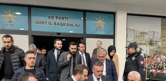 AK Parti Genel Başkan Yardımcısı Erkan Kandemir Siirt'te Teşkilatla Toplantı Gerçekleştirdi