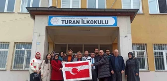 Kahramanmaraş'ta Binlerce İnsanın İşlediği Türk Bayrağı