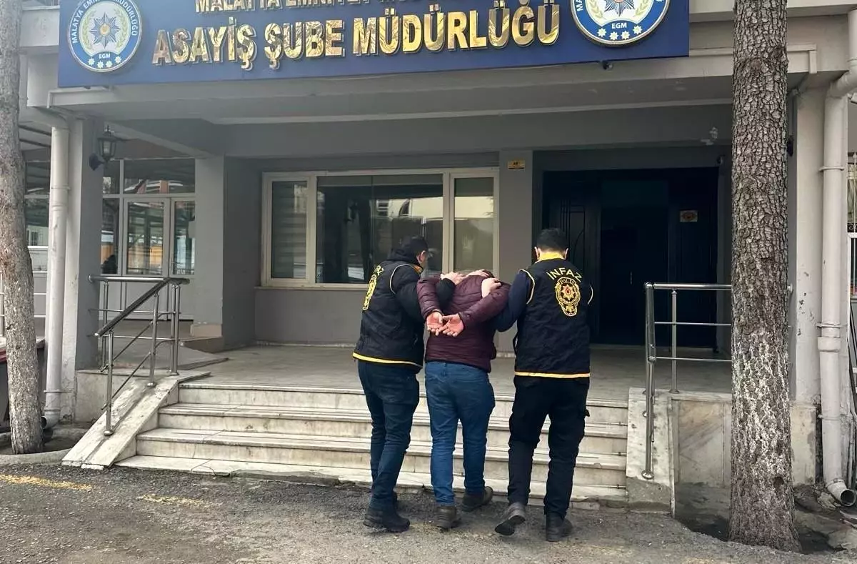 Malatya'da 46 Yıl Hapis Cezası Bulunan Hükümlü Yakalandı