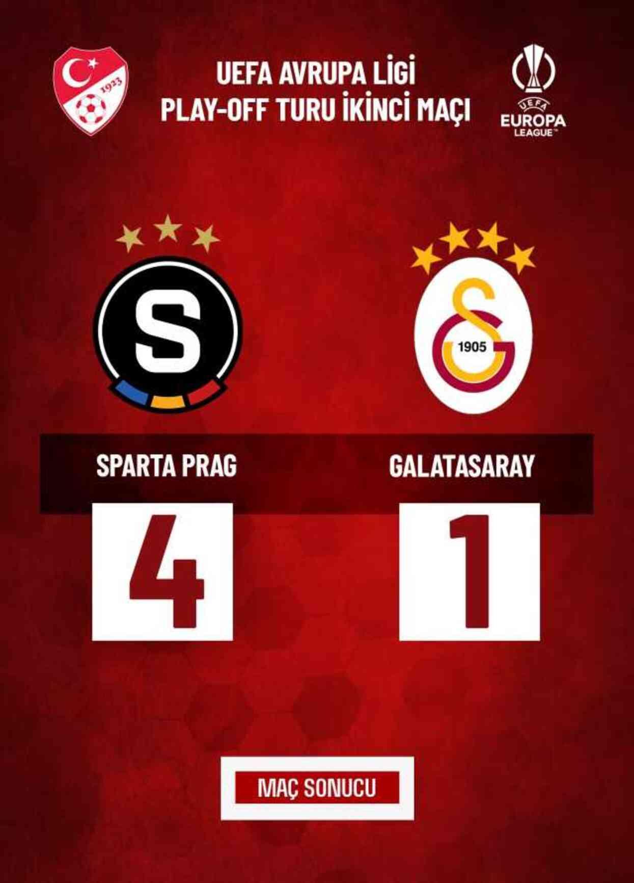 TFF, Galatasaray'a neden teşekkür etti? Galatasaray elendi mi?