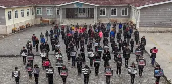 Erciş'teki Öğrencilerden Filistin'e Destek Eylemi