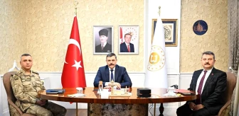 Erzurum Valisi Mustafa Çiftçi, güvenlik zirvesine video konferansla katıldı