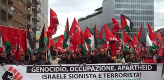 Milano'da Filistin'e Destek Yürüyüşü Düzenlendi