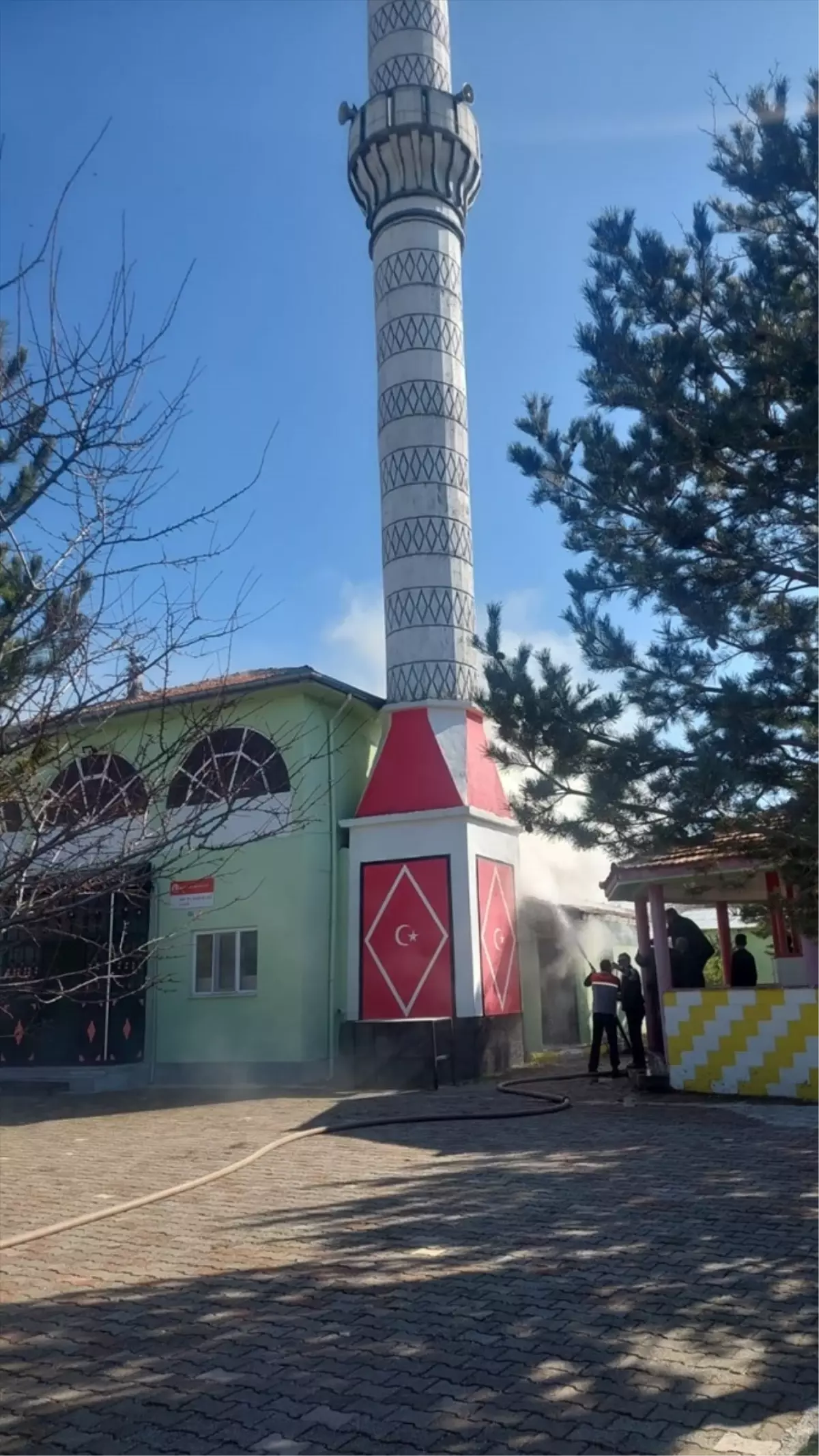 Tokat'ta cami yangını