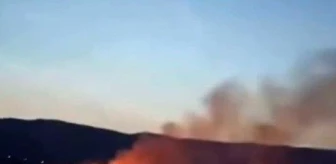 Çankırı'da arazi yangını itfaiye ekipleri tarafından söndürüldü