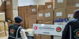 Tekirdağ'da Kaçakçılık Operasyonunda Milyonlarca Liralık Kamu Zararı Ortaya Çıkarıldı