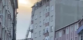 Gebze'de 8 Katlı Binanın Teras Katında Yangın Çıktı
