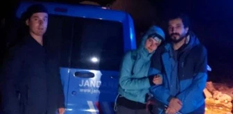 Aydın'da kaybolan dağcılar kısa sürede bulundu
