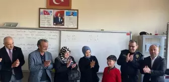 Tokat'ın Turhal ilçesinde şehit Uzman Çavuş'un oğluna doğum günü sürprizi